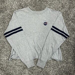 Cropped NASA Long Sleeve Tee